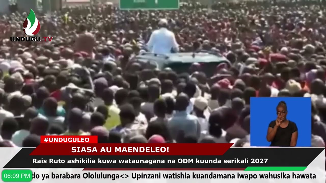 Rais Ruto ashikilia kuwa wataunagana na ODM kuunda serikali 2027.