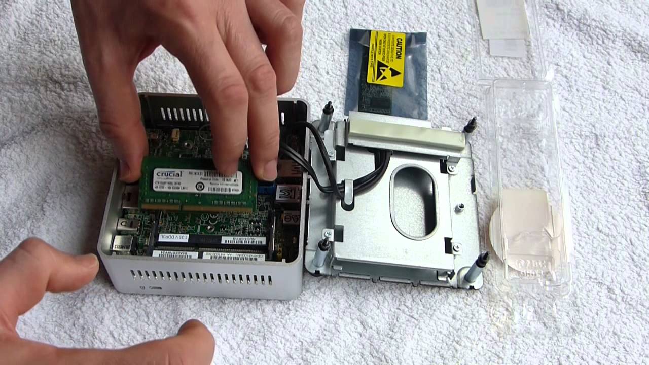 Intel NUC Kit NUC5i3RYH / NUC5i3RYK Einbau Speicher und SSD M.2