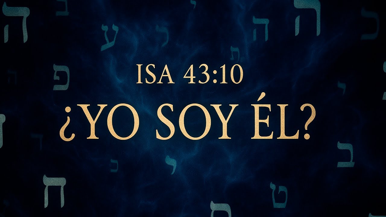 Isaías 43:10 ¿Es Dios el mismo siervo que él escogió?