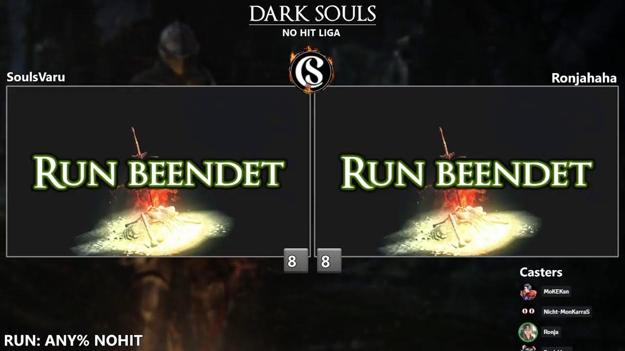DS1 No-Hit Liga Spieltag 6 @SoulsVaru VS @Ronjahaha - Any% NoHit- !race !liga !discord