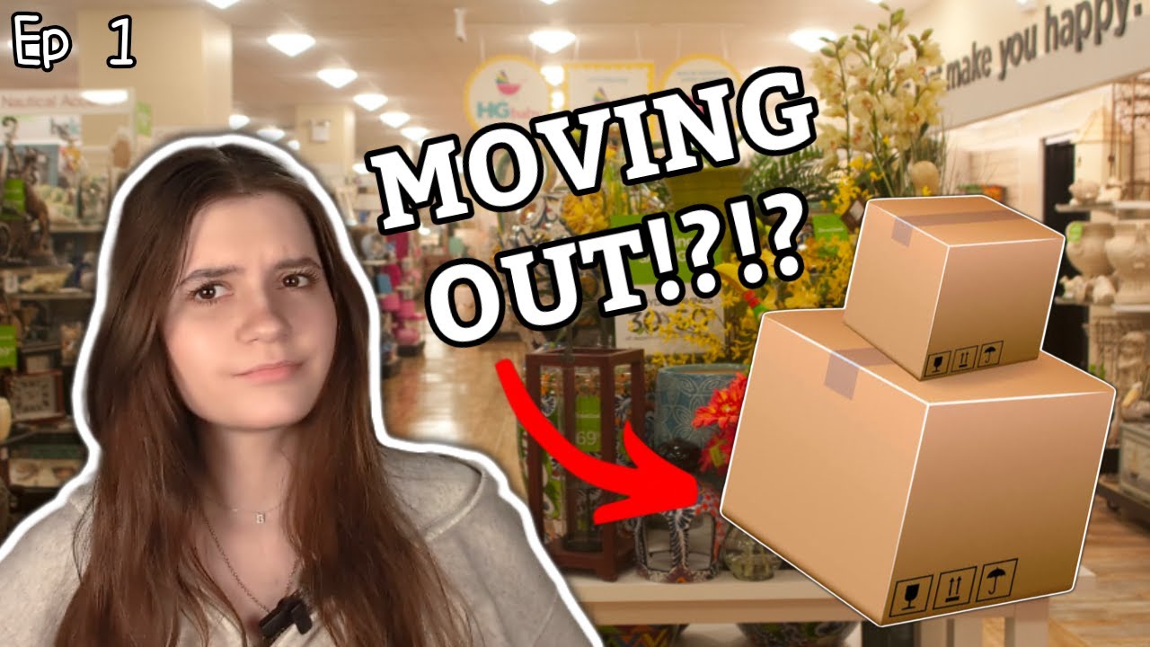 Im MOVING OUT!? | Shopping at burlington, tjmaxx, & homegoods! | Bri Love