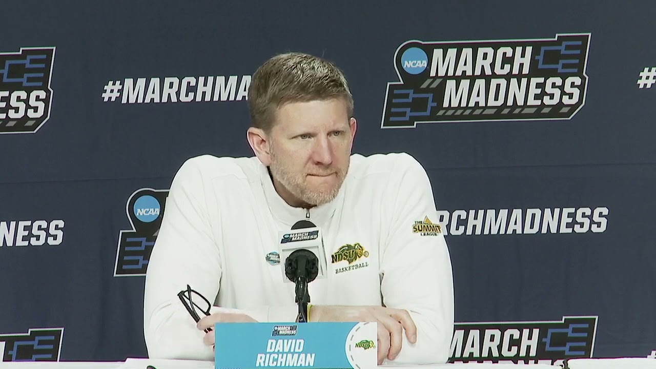 David Richman Postgame Press Conference | NCAA Tournament | North Dakota State Bison Basketball |