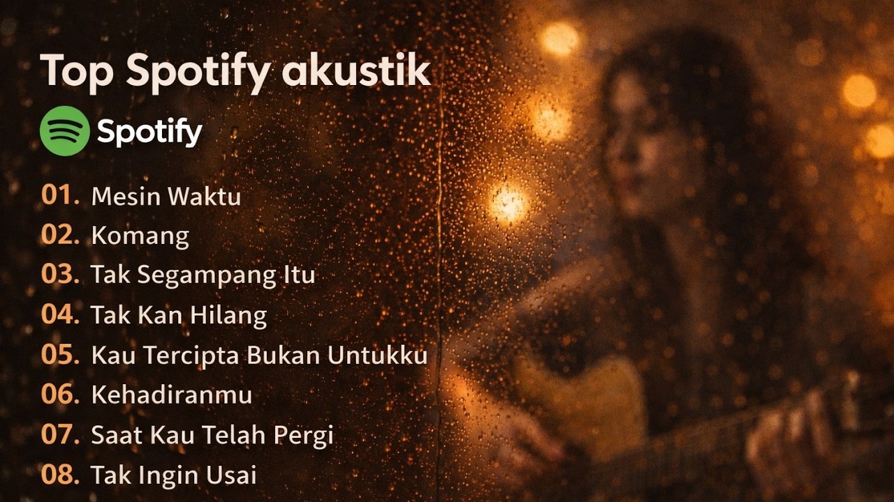 Kompilasi Lagu Hits Indonesia Akustik Gitar - Teman Kerja & Belajar (Visual Drone Alam)