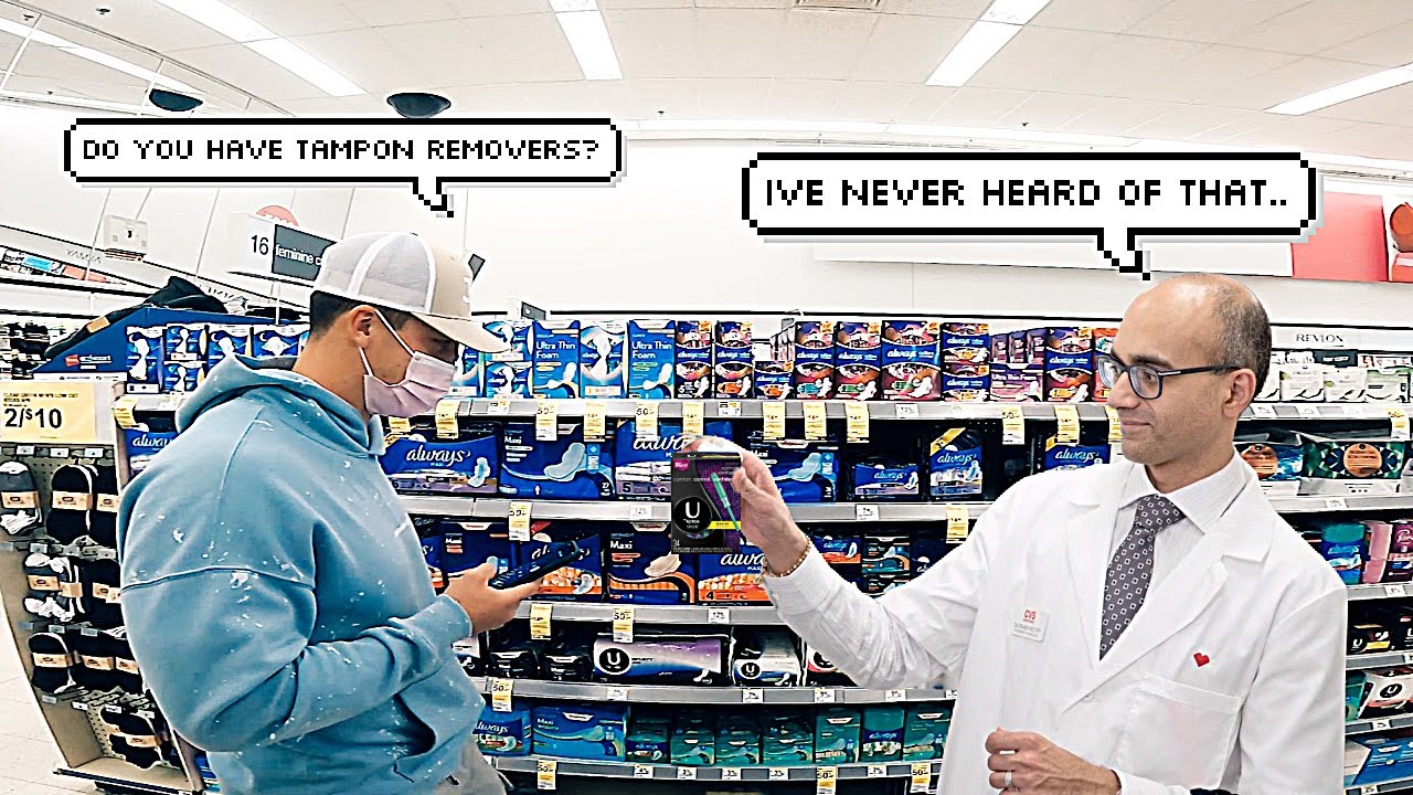 Asking My Fiance To Buy a FEMININE PRODUCT That Doesn't Exist..