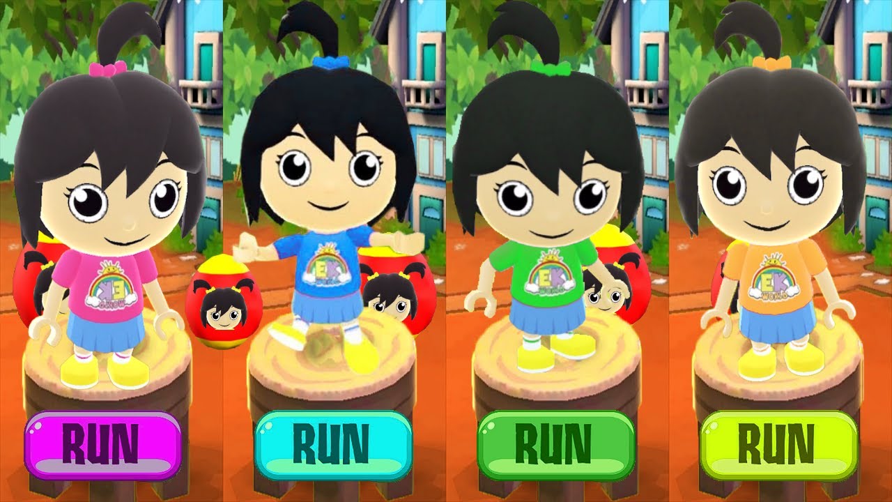 Tag with Kate vs Blue Kate vs Green Kate vs Orange Kate - EK World Gameplay