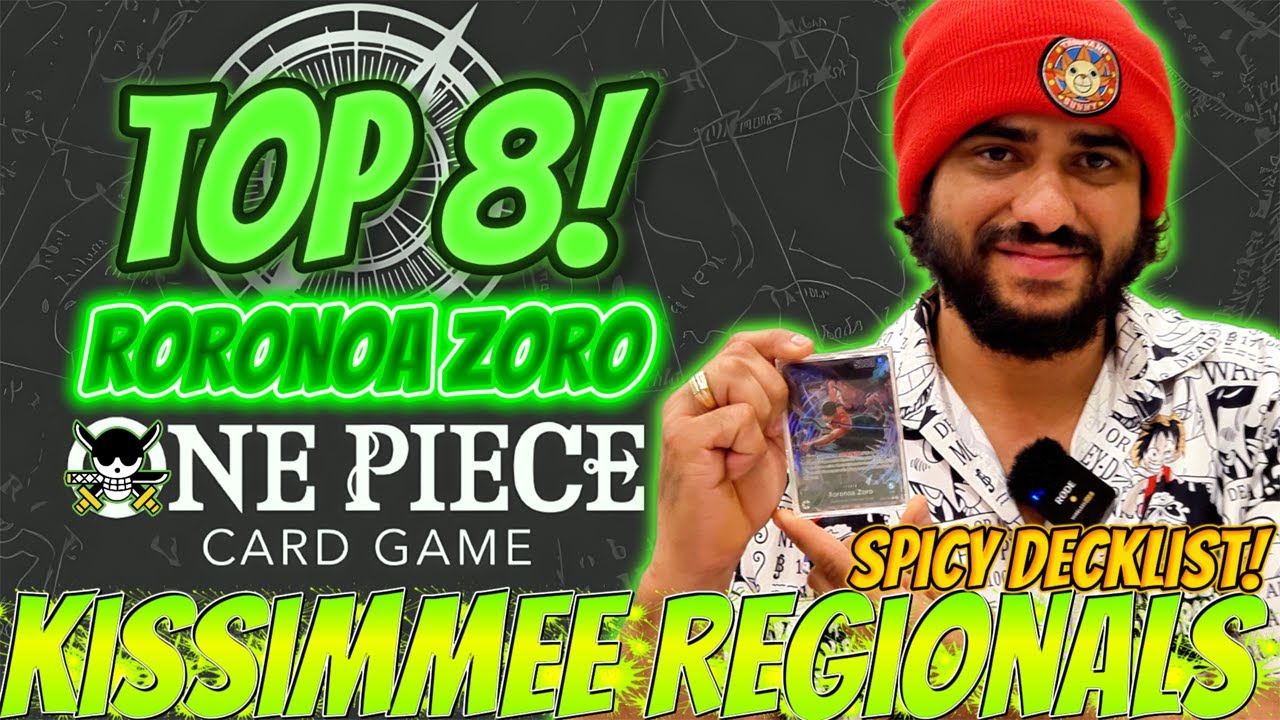 Zoro Top 8 Decklist! | Kissimmee One Piece Card Game Regionals!