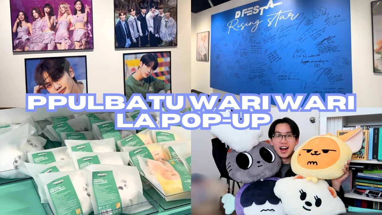 MOA VLOG (모아 브이로그) TXT PPULBATU WARI WARI LA POP-UP HAUL & EXPLORING D'FESTA LA AGAIN!
