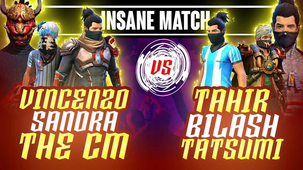 Vincenzo + Cm vs Tahir + Bilash || Free Fire Insane Match 🔥 btw legends Of india & Mena - Nonstop