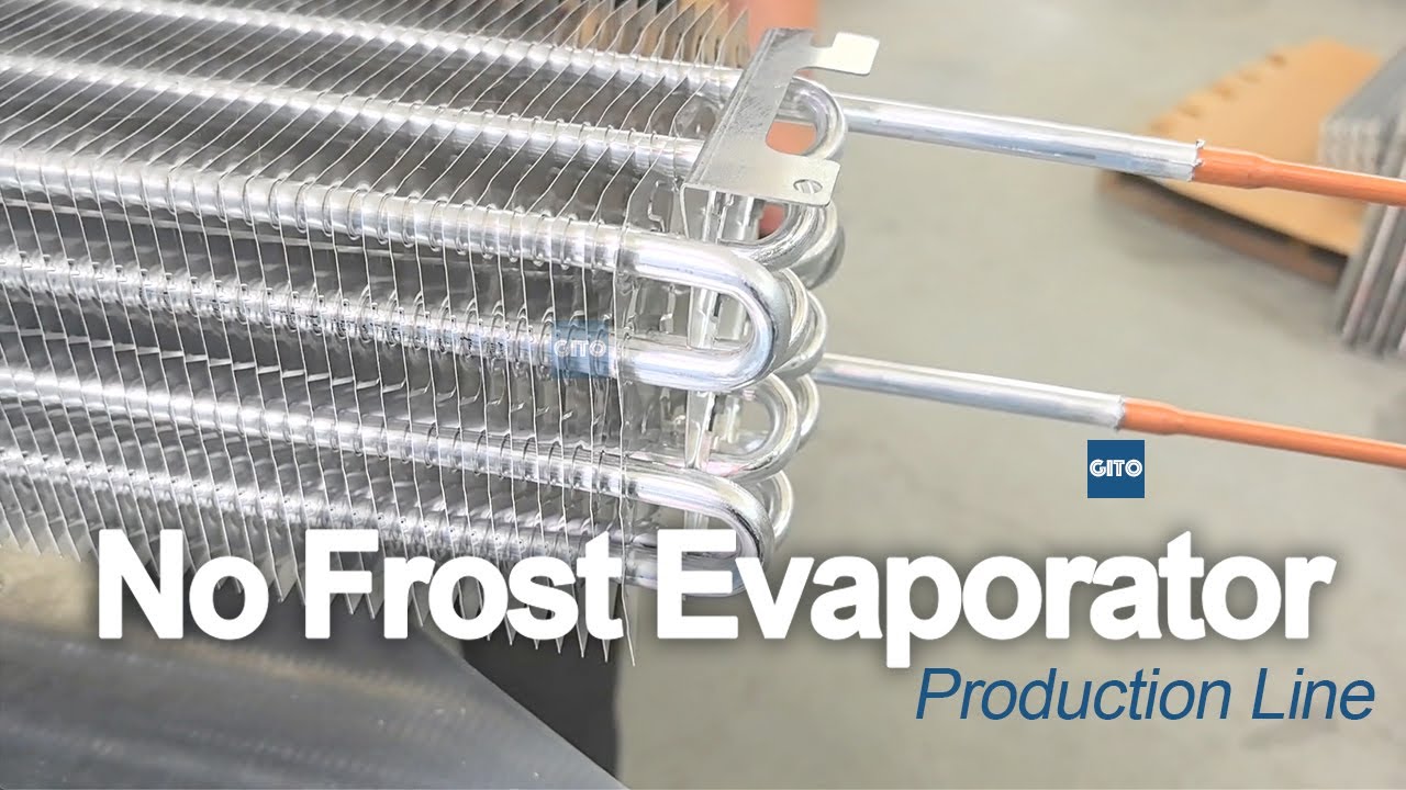 No Frost Evaporator Coil Production Line for Commercial Refrigerator
