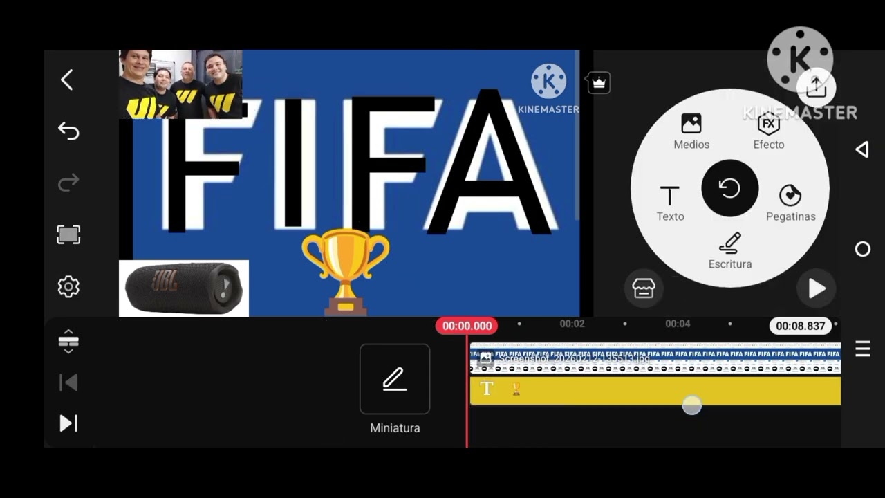 FIFA Logo Remake Speedrun Kinemaster 4.5x Speed 
