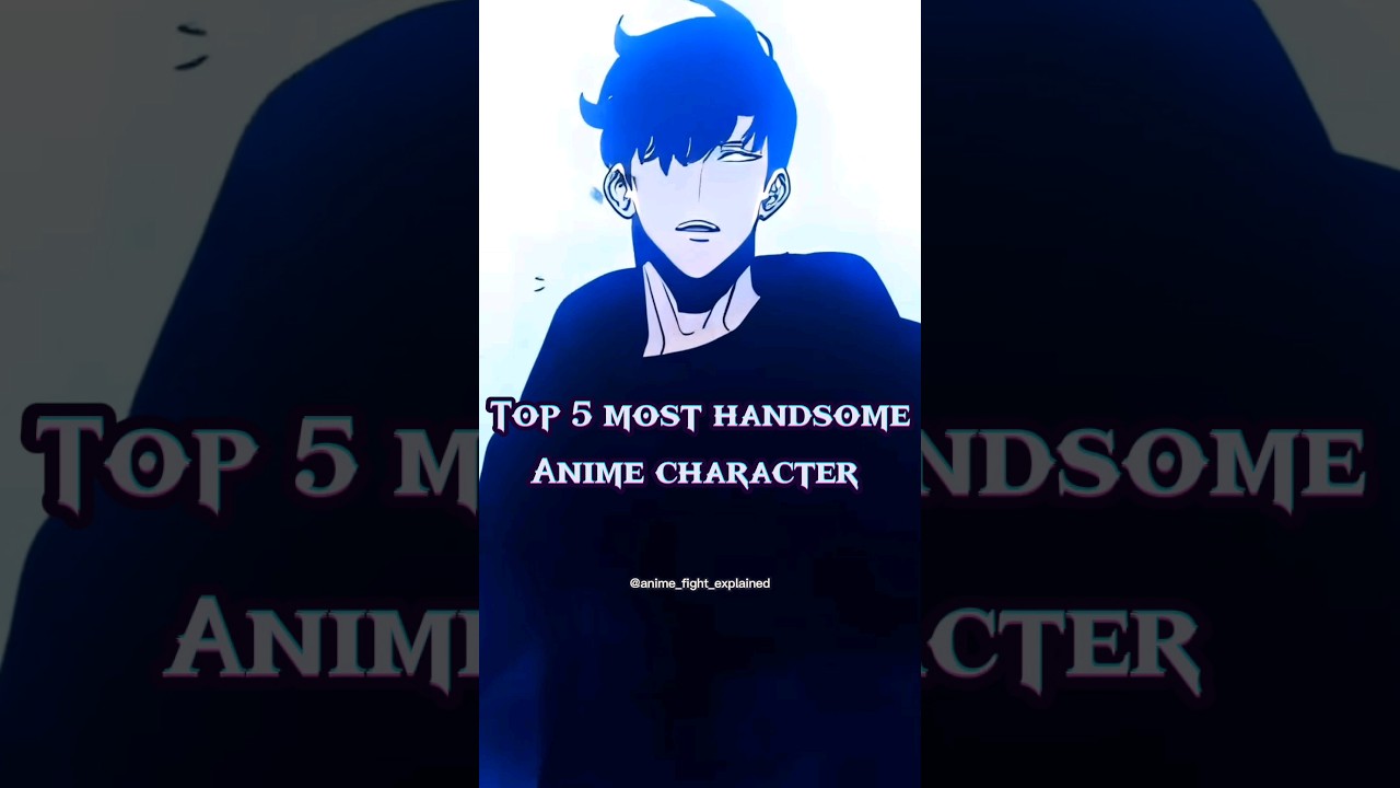 Top 5 handsome anime character 😍.#anime #animefight #animetalk #animehindi #gojo #itachi #sungjinwoo