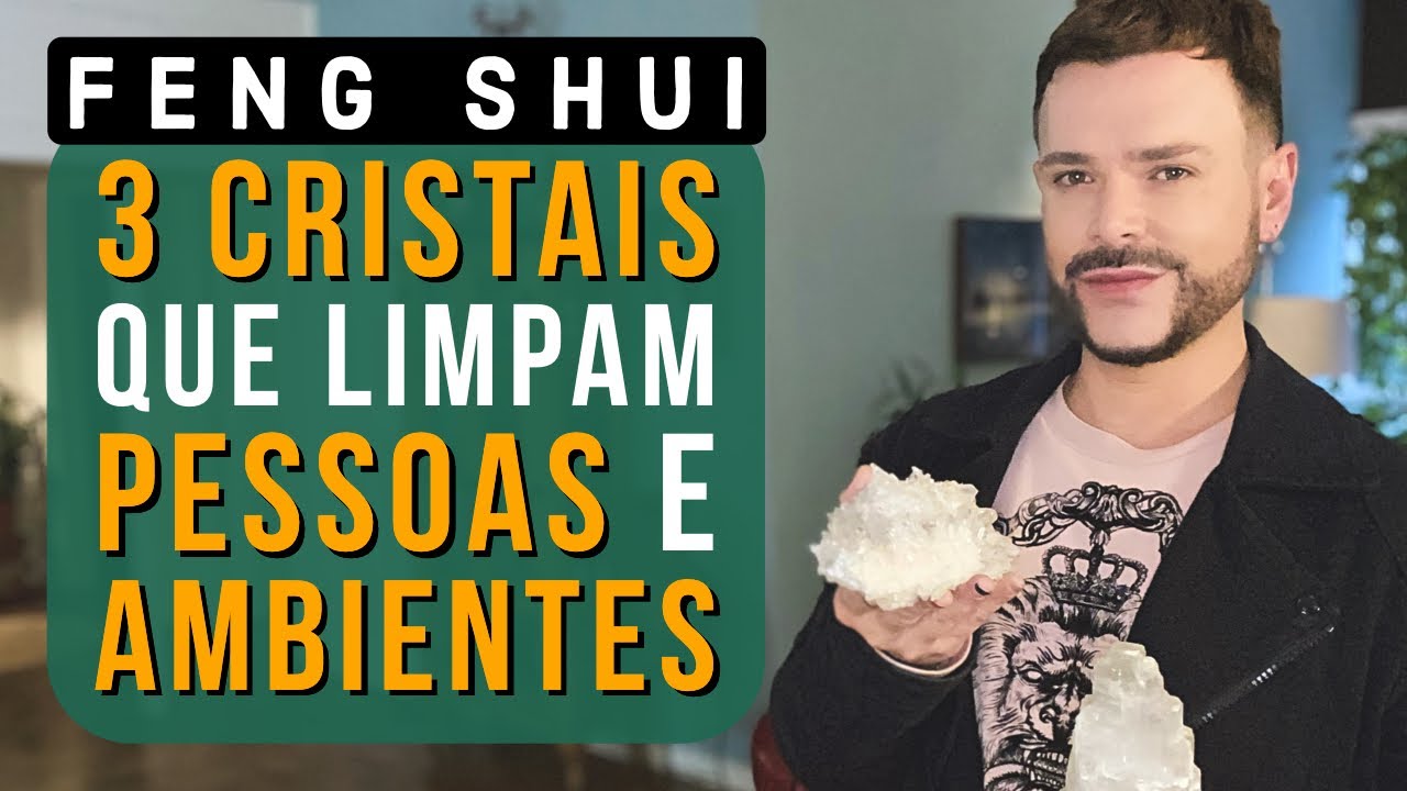 OS 3 CRISTAIS + PODEROSOS PARA LIMPAR A ENERGIA DE AMBIENTES E PESSOAS/  LUIZ NETTO