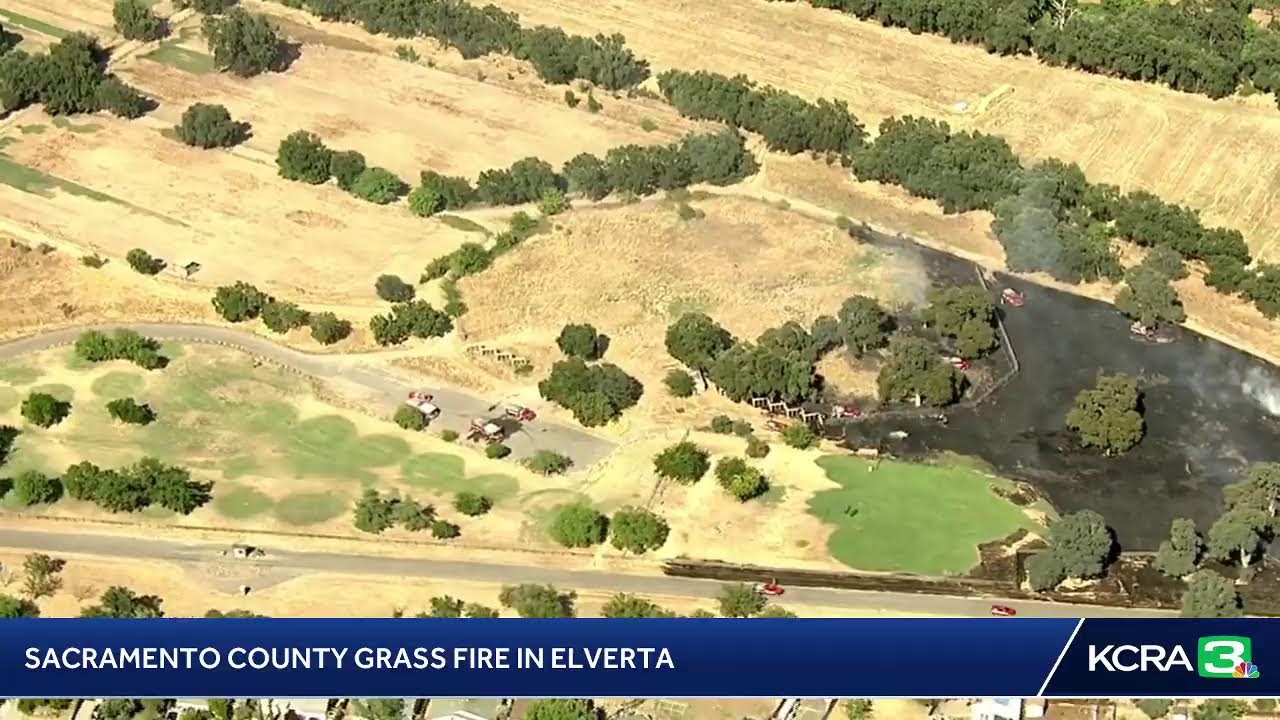 LIVE | Grass fire spotted in Elverta area of Sacramento County
