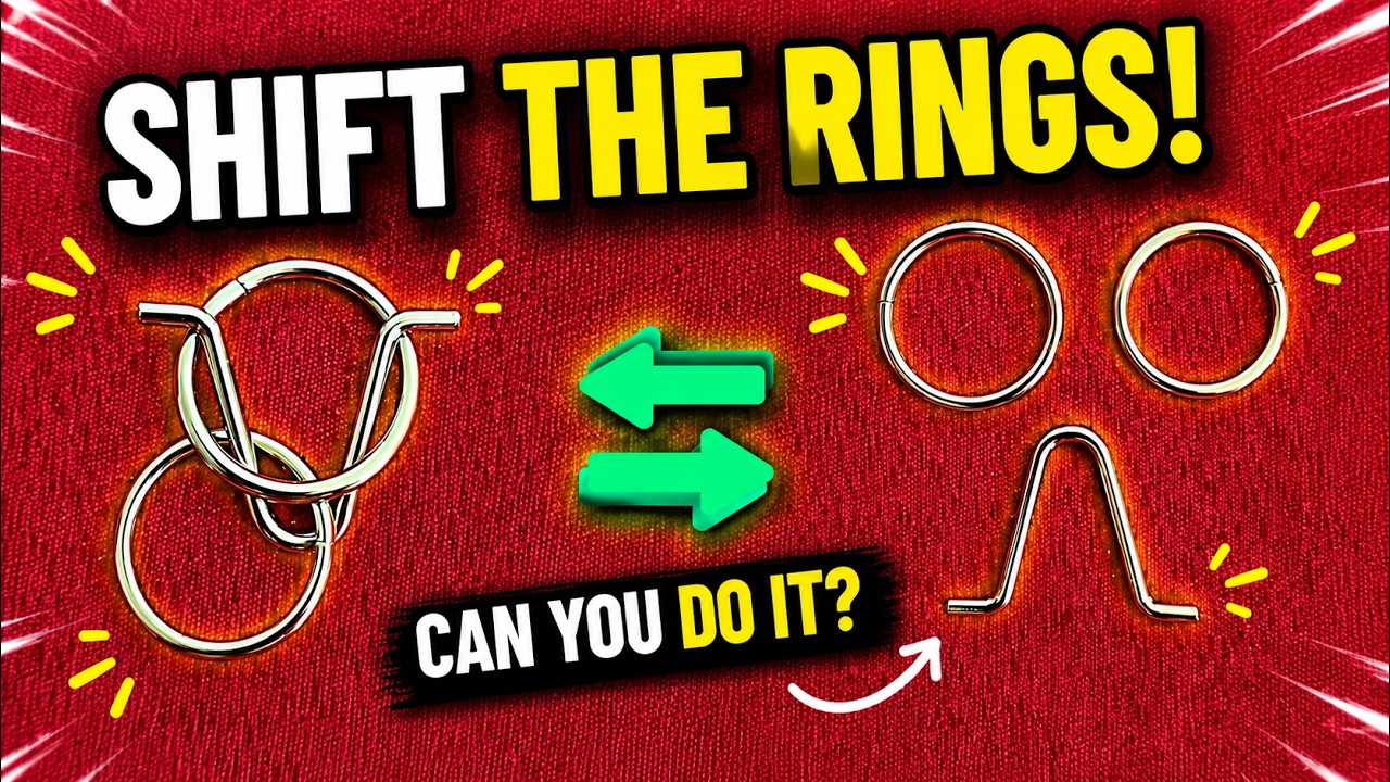 Nail Metal Wire Puzzle Solved 🔗 Step-by-Step Brain Teaser Challenge