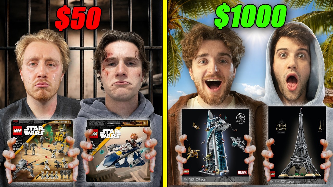 Собираем коллекцию LEGO на 1000 долларов за 24 часа (Безумные полицейские)