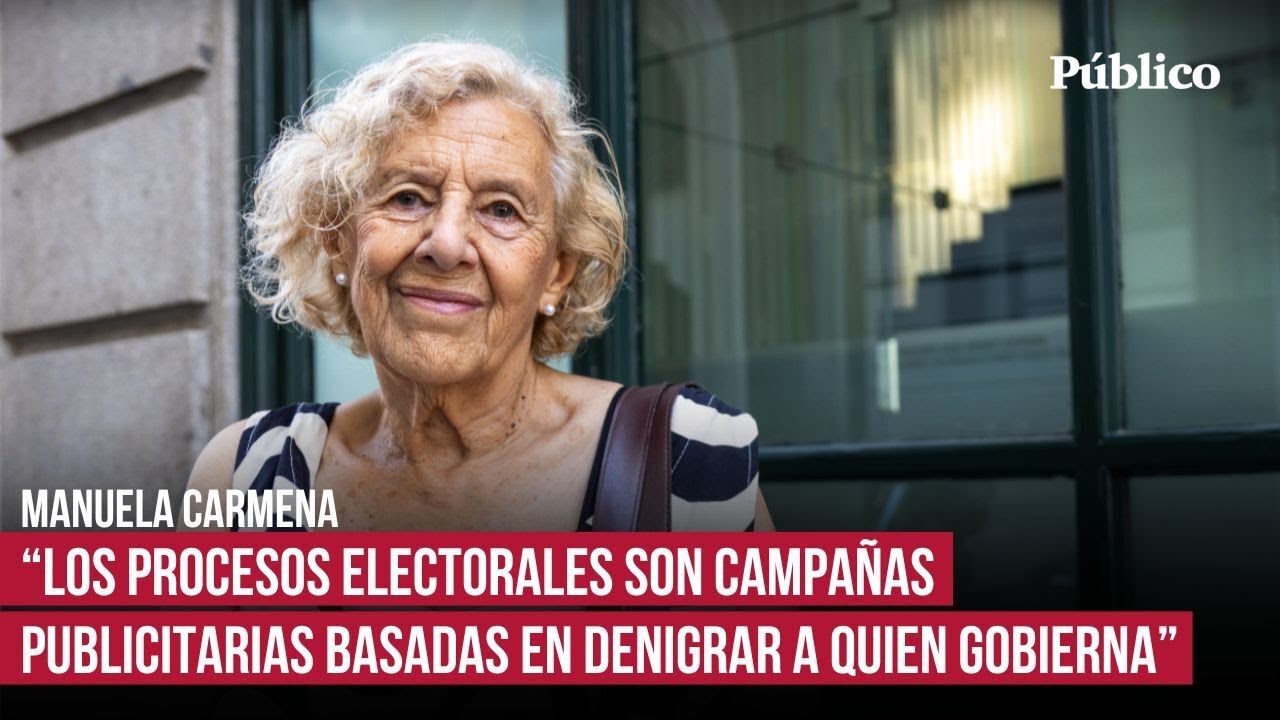 Manuela Carmena: “No hemos sabido romper esa enorme frontera entre clase política y los ciudadanos”