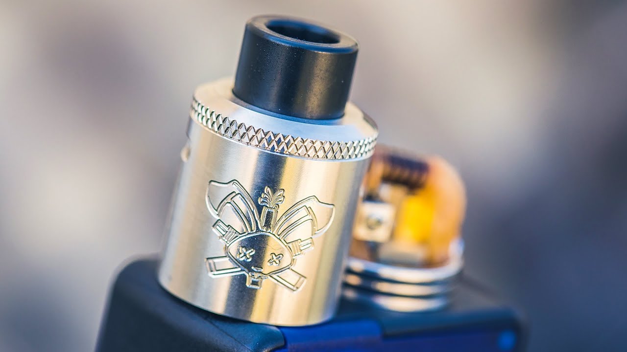 F***ing Awesome! The Dead Rabbit SQ 22mm Squonk RDA by Heathen and Hellvape -