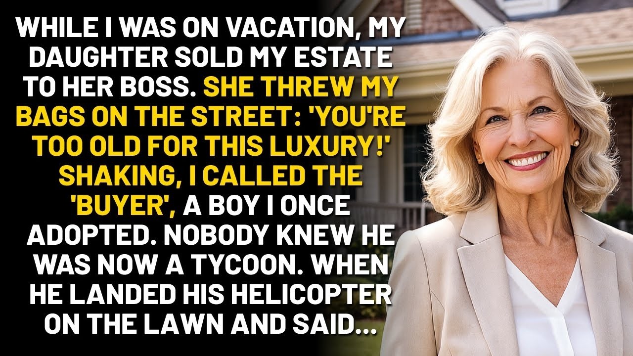 You're Homeless!  Daughter Sold My House Secretly — So I Called The Tycoon Orphan I Raised