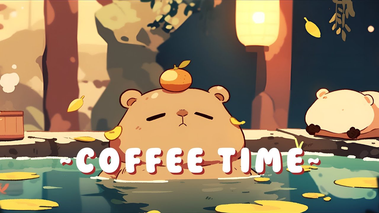 Capybara Study Beats | Peaceful Music for Your Soul 🎵