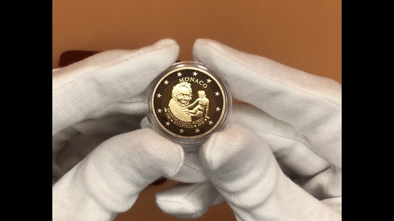 Monaco 2018 2 euro Proof - Fran&ccedil;ois Joseph Bosio
