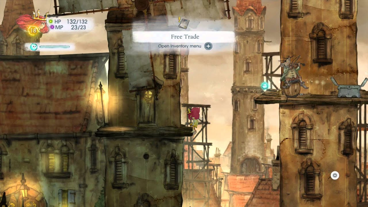CHILD of LIGHT - Chap 6 Of Mice & Magna: Bolmus Populi City Introduction HD Gameplay Wii U