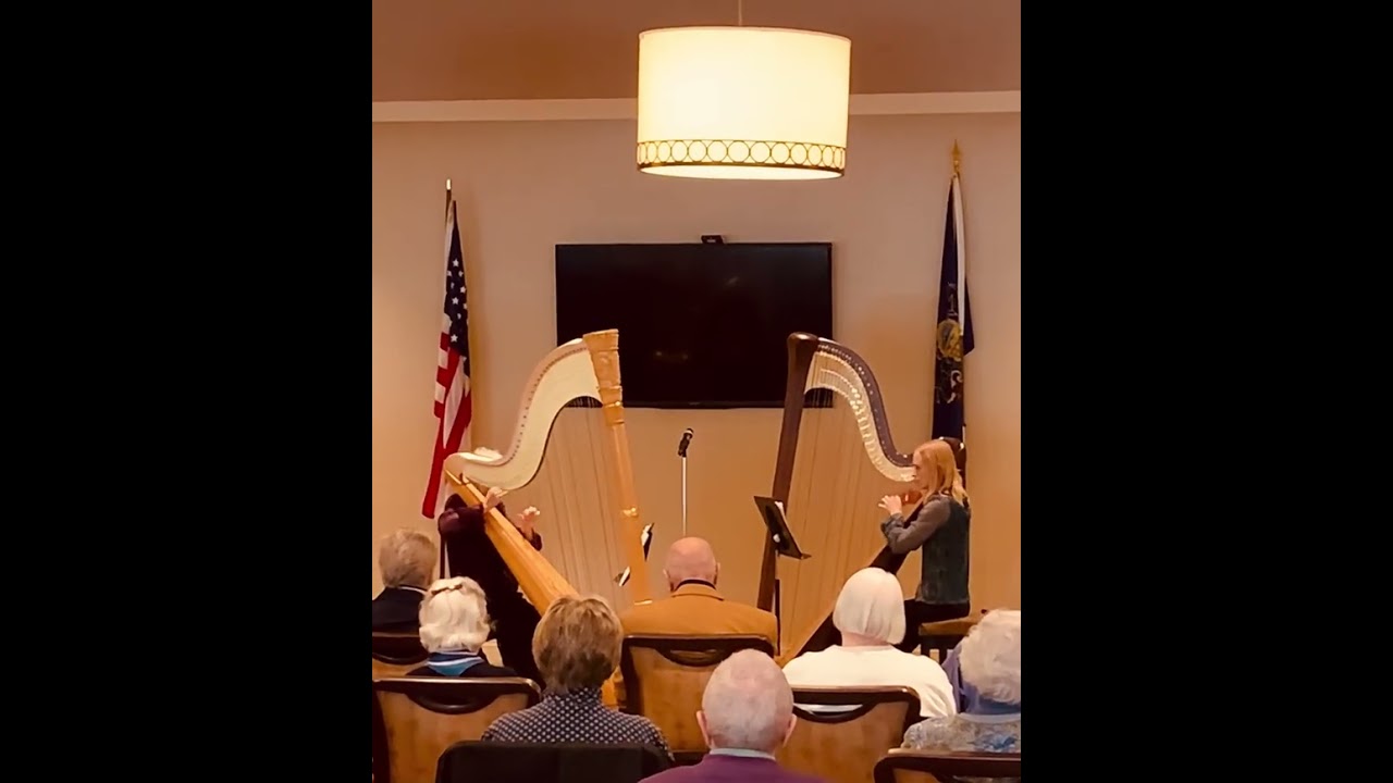 Once Upon a December from Anastasia for two harps. Principally Harps!