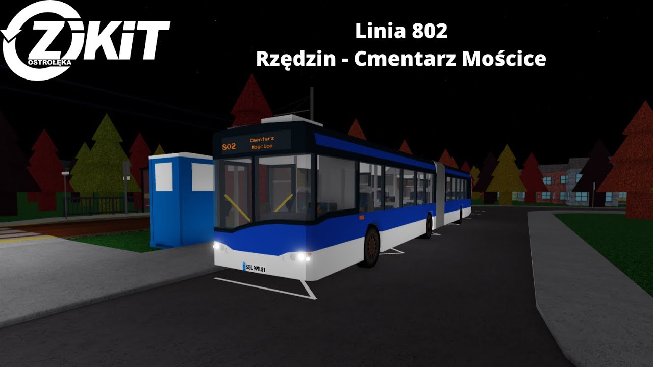 Linia 802 Rzędzin - Cmentarz Mościce (Nid's Buses and Trams)