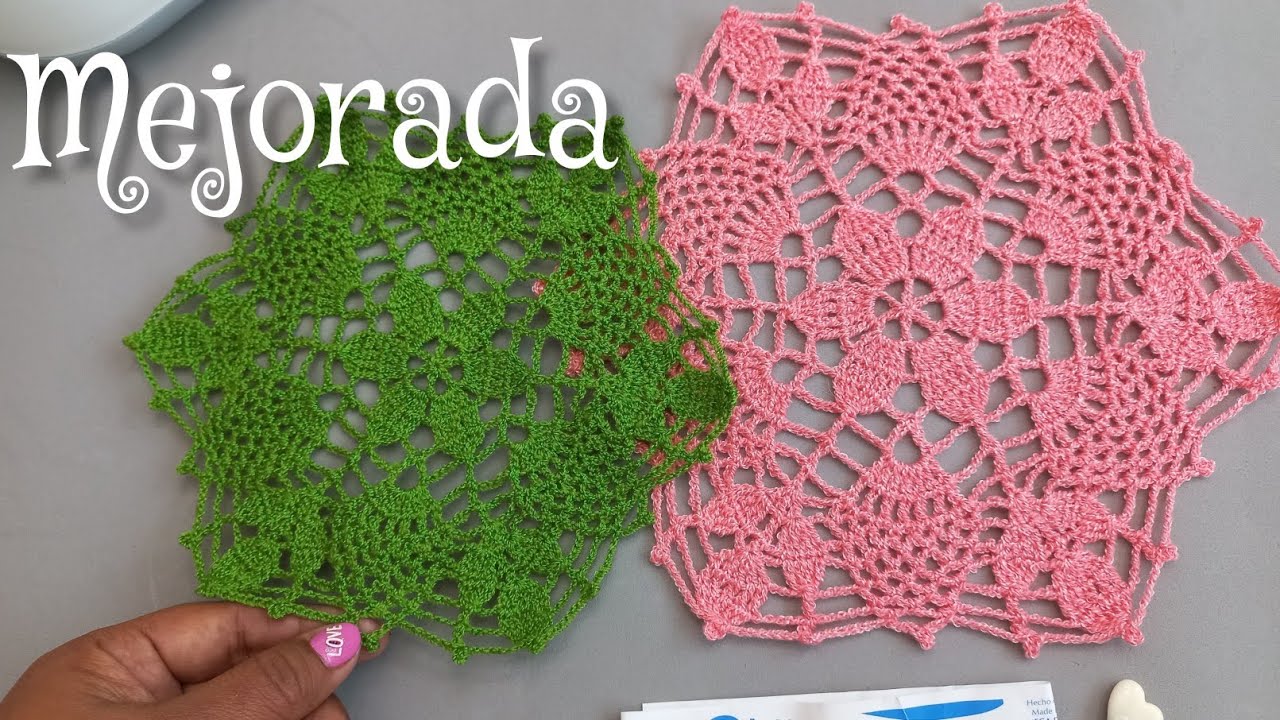 paso a paso Carpetas a crochet pequeñas (mejorada)#crochet #normaysustejidos
