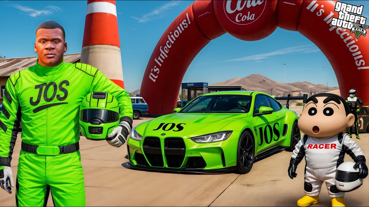 Franklin Turns Into a CAR RACER to Save Shinchan in GTA 5!