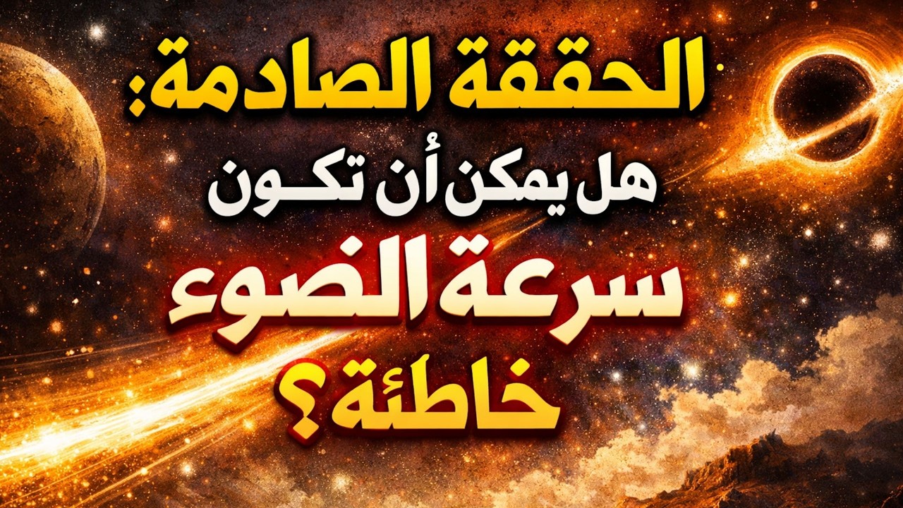 **الحقيقة الصادمة: هل يمكن أن تكون سرعة الضوء خاطئة؟**