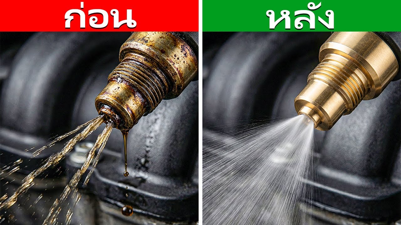 เคล็ดลับเกาหลีในการทำความสะอาดหัวฉีดโดยไม่ต้องถอดออก (ช่างไม่ชอบสิ่งนี้)