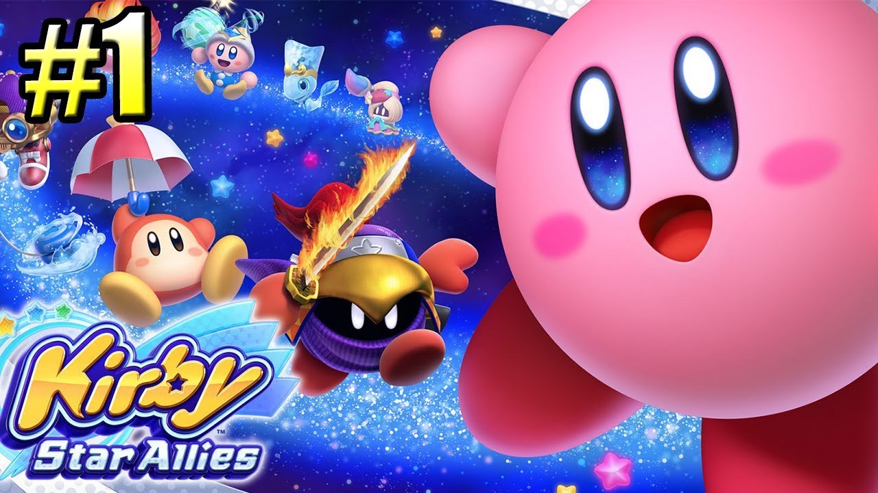 Kirby Star Allies {Switch} прохождение часть 1 — Любовь по Принуждению