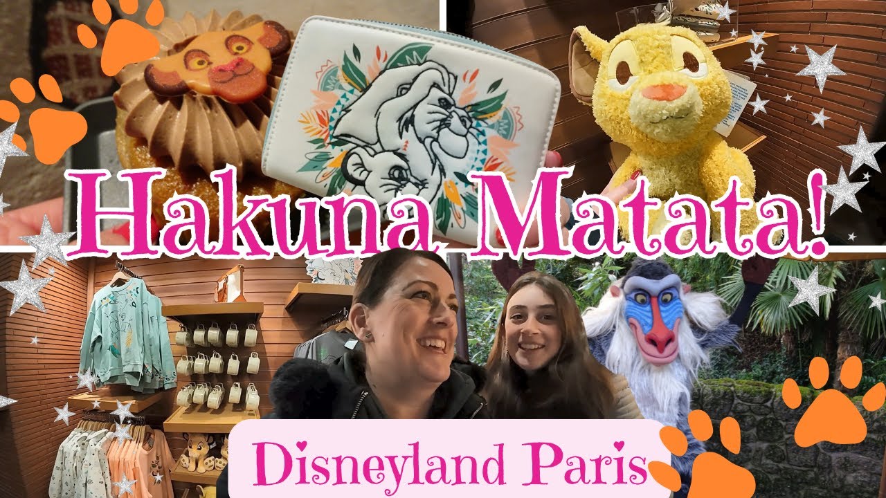 Disneyland Paris NEW LION KING MERCH/SIMBA Cupcake & The BEST Meet with RAFIKI!