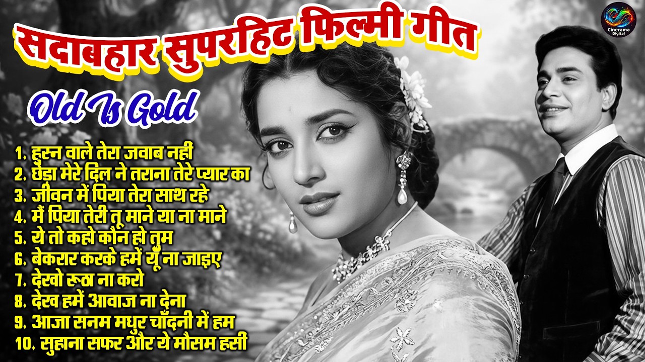 सदाबहार सुपरहिट फिल्मी गीत | Top 10 Evergreen Hindi Song | हुस्न वाले तेरा जवाब नहीं | Old Is Gold
