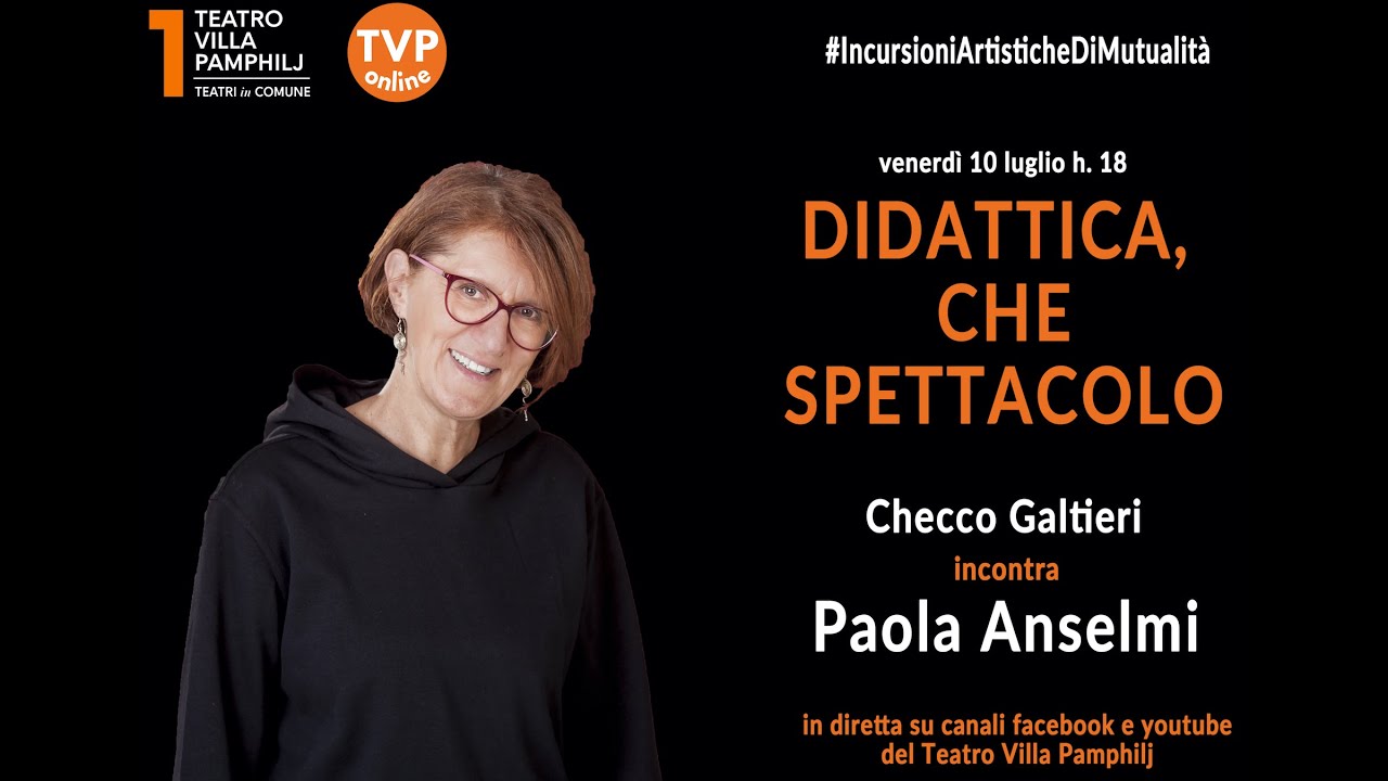 DIDATTICA, CHE SPETTACOLO! #8   MUSICA IN CULLA. Didattica, distanze e relazioni con Paola Anselmi.