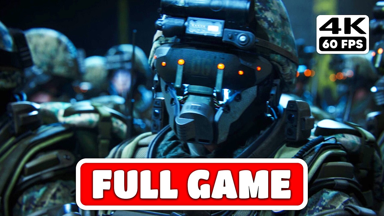 CALL OF DUTY ADVANCED WARFARE Full Gameplay Walkthrough FULL GAME [PC 4K 60FPS] - No Commentary