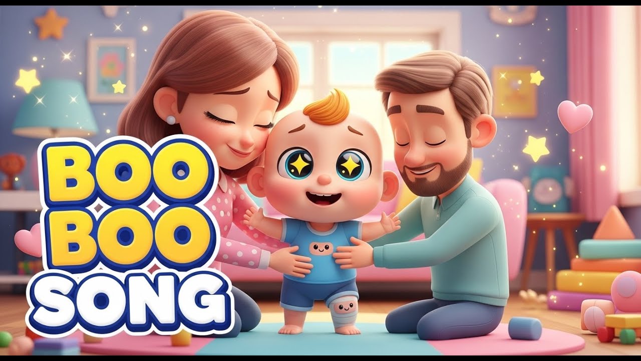Boo Boo Song for Kids | Boo Boo Go Away | Nursery Rhymes & Kids Songs | 3D Animation