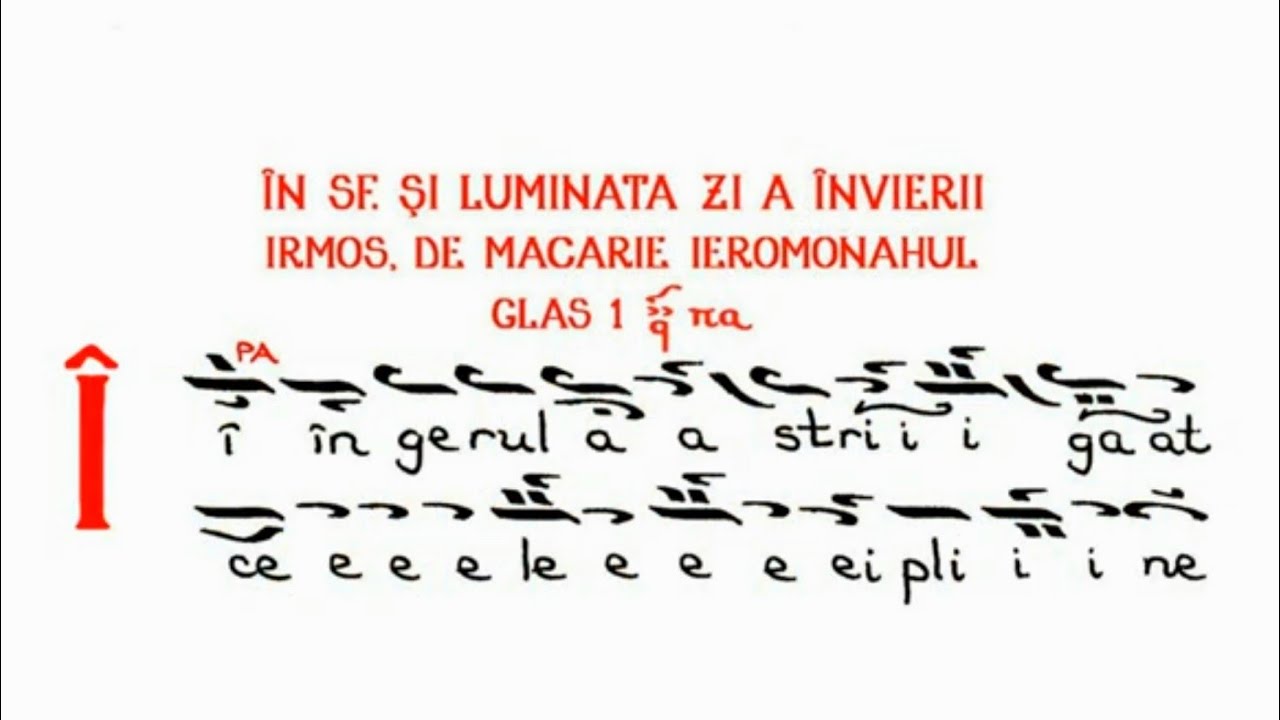 Îngerul a strigat, Gl.1, de Macarie Ieromonahul
