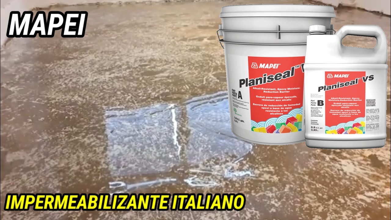 IMPERMEABILIZANTE PLANEASEAL WS FAST, MAPEI.   BLOQUEADOR DE VAPOR DE UMIDADE