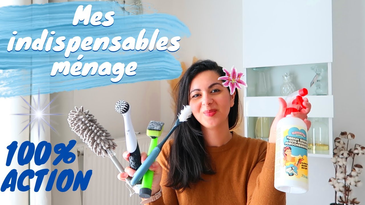 MES INDISPENSABLES 100% ACTION POUR UN MÉNAGE HYPER EFFICACE/PRODUITS ENTRETIENS A PETIT PRIX