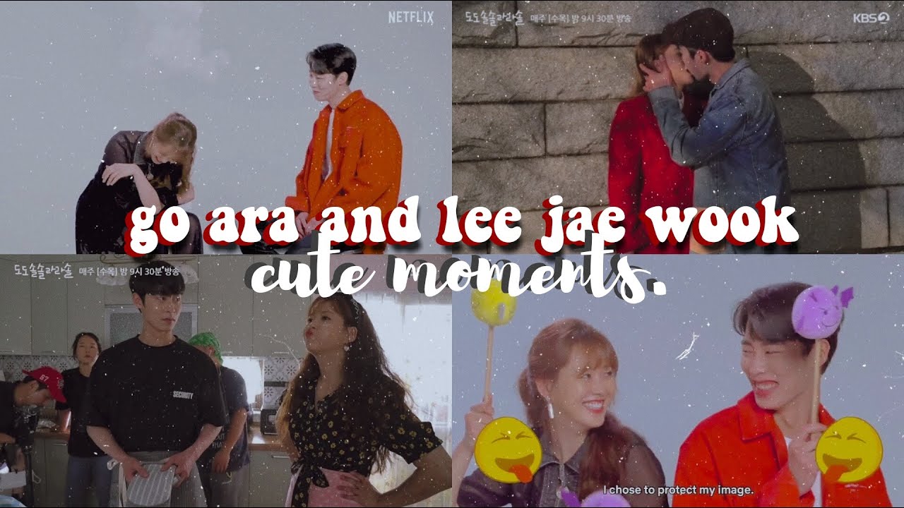 go ara & lee jae wook - cute moments part5♡ (do do sol sol la la sol)
