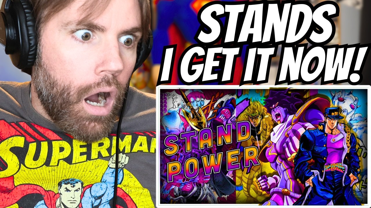 Superman Fan Reacts to JoJo&rsquo;s Bizarre Adventure STANDS | METAs