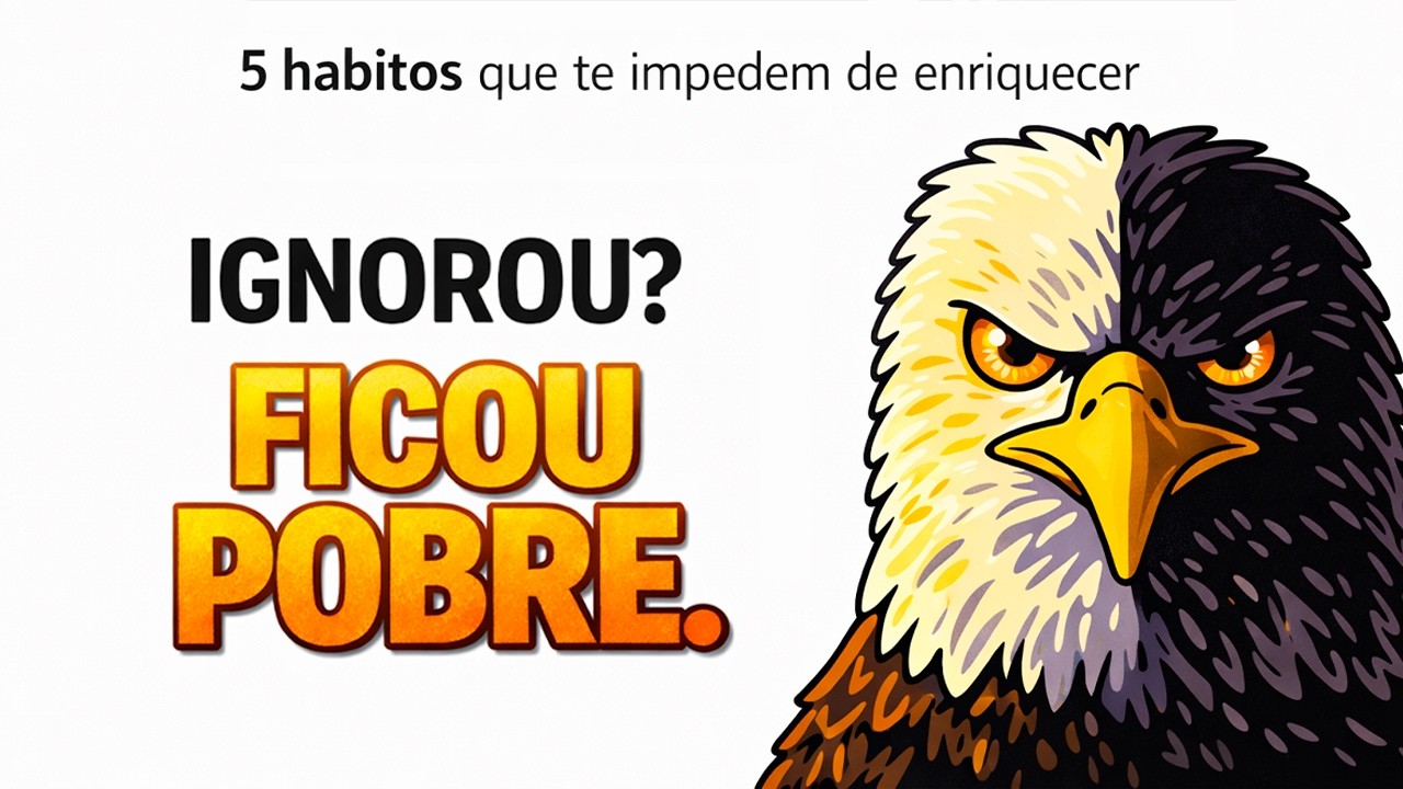 Hábitos que tem impedem de enriquecer (Mesmo Você Trabalhando Muito)