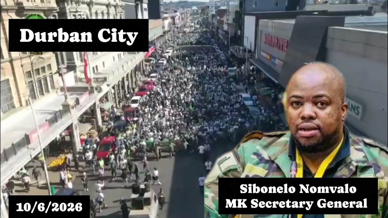 MK Party Biggest March In Durban And ANC In Getting Smaller