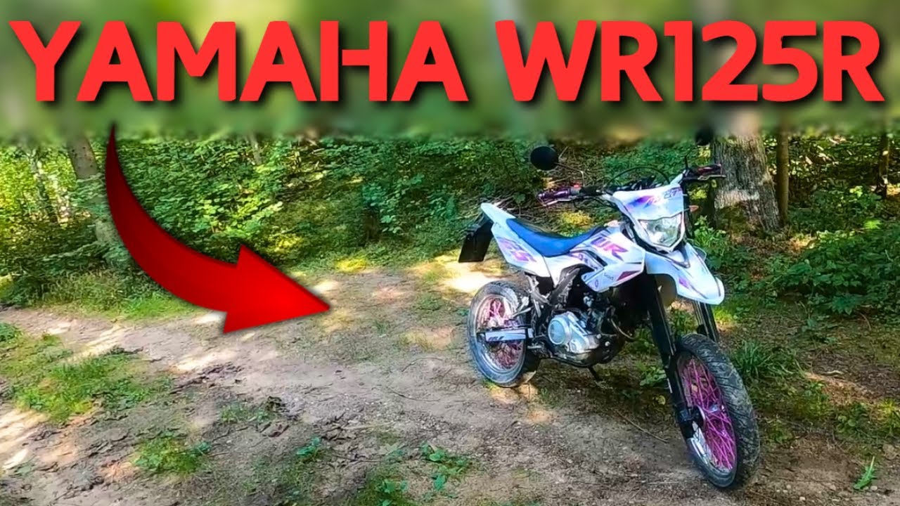 NAUJAS MOTOCIKLAS! YAMAHA WR125R IR PASIVAŽINĖJIMAS