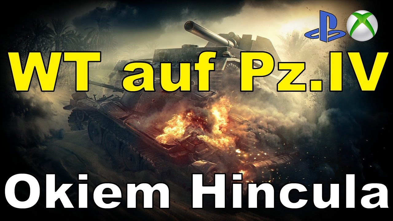 Waffentr&auml;ger auf Pz. IV Okiem Hincula Wot Xbox One/Ps4