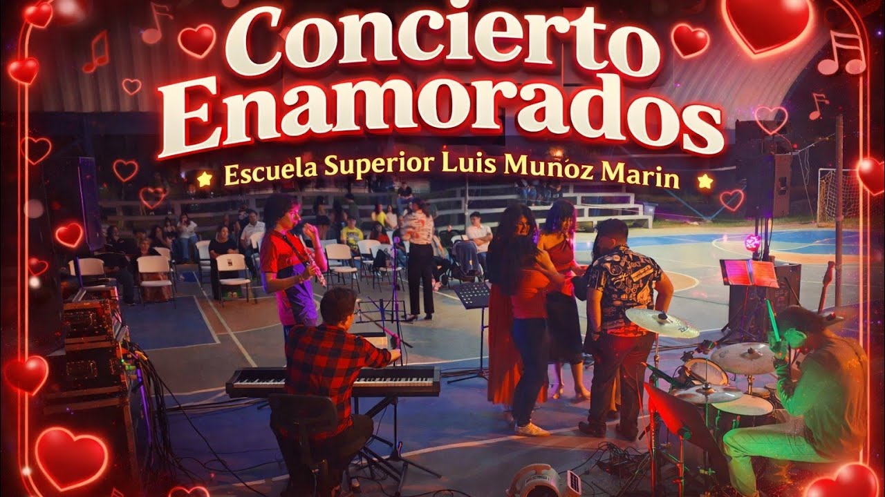 Aby Drum Spot is live!Concierto Enamorados Escuela Superior  Luis Muñoz Marin