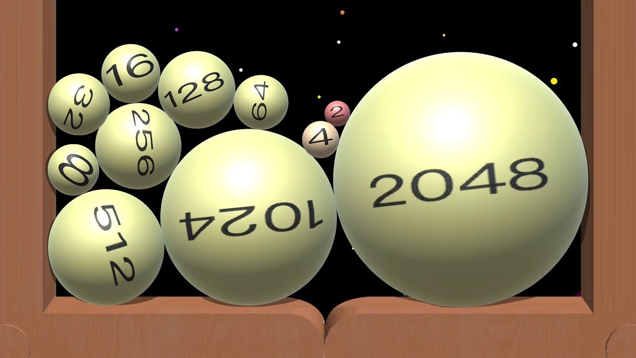3D Roll Ball: 2048 Merge Puzzle - Watermelon Merge Balls (2048 Balls 3D) Drop & Merge. Reach 32768
