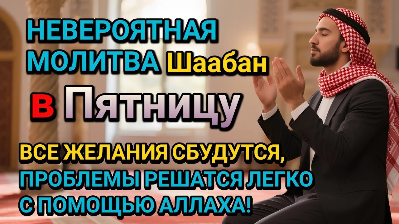 Невероятная молитва в Пятницу в месяце Шаабан! Все желания сбудутся, и проблемы исчезнут