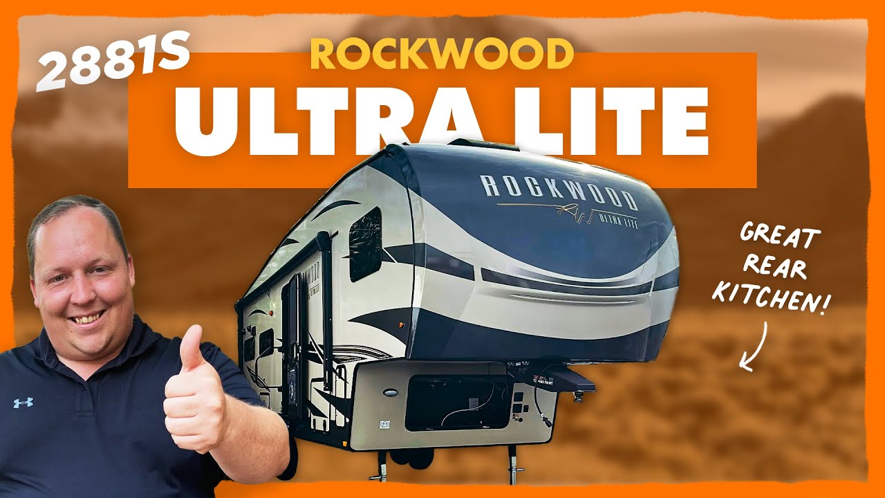 SUPER LIGHT Weight 5th Wheel with AMAZING Rear Kitchen!